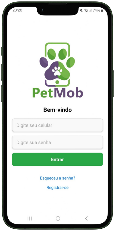 Tela do App